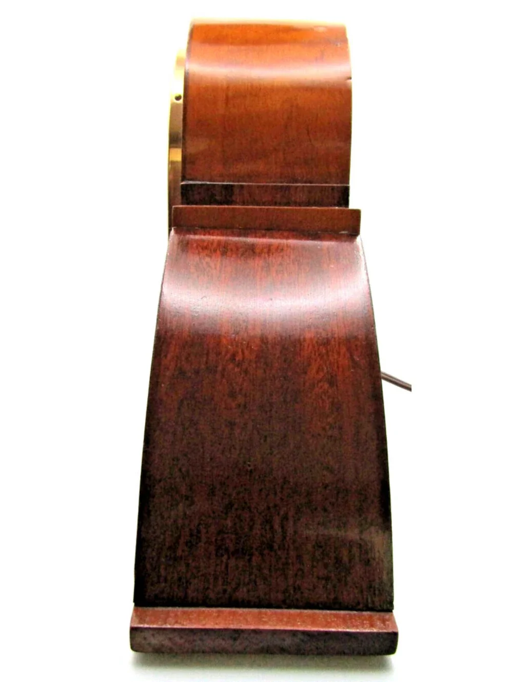 1935 Warren Telechron Co. The Brandon Clock Brown Mahogany and Maple Finish